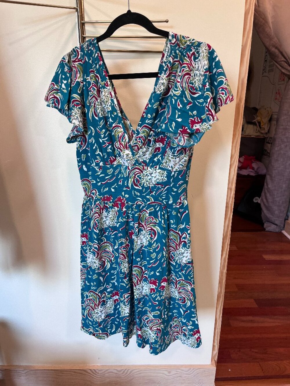 Trashy Diva Camilla Dress - Ruffled Feathers Print - Size 6